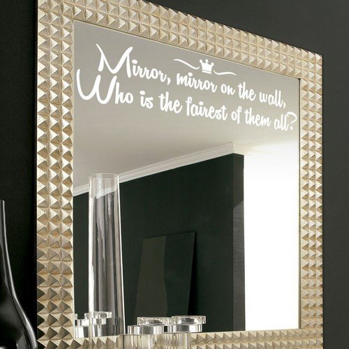 Наклейка на зеркало с логотипом