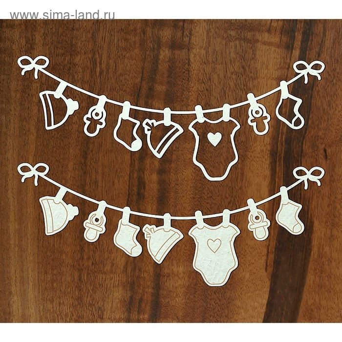 Гирлянда трафарет