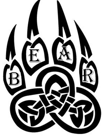 Кельтский узор трафарет