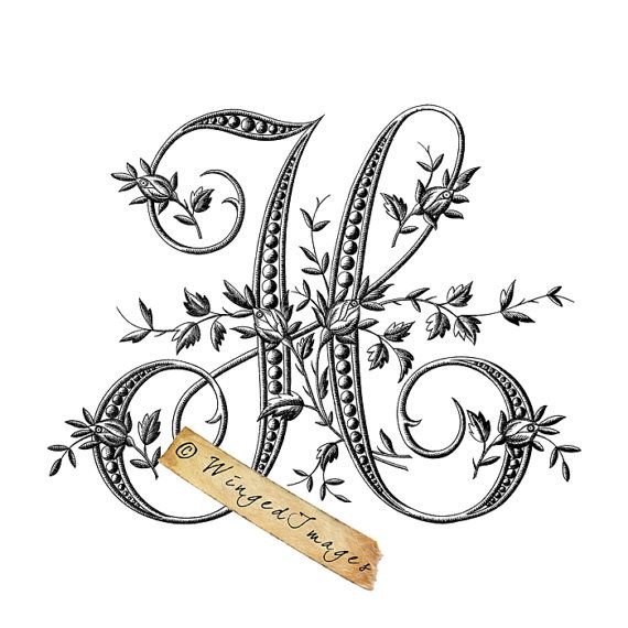 Винтажные буквы