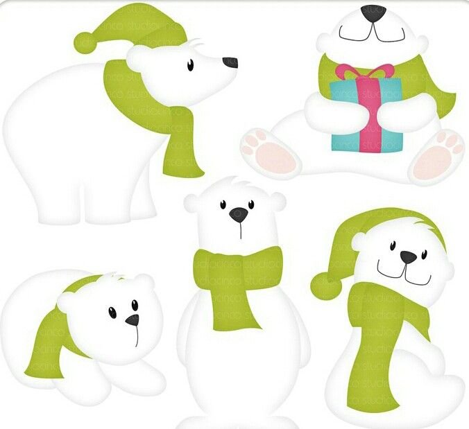 Мишки на окна цветные бумага новогодние