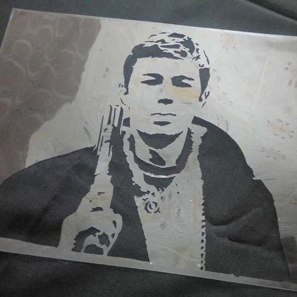 Данила Багров трафарет