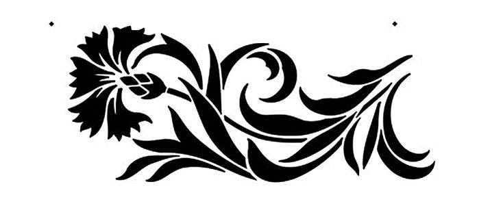 Трафареты узоры для декора