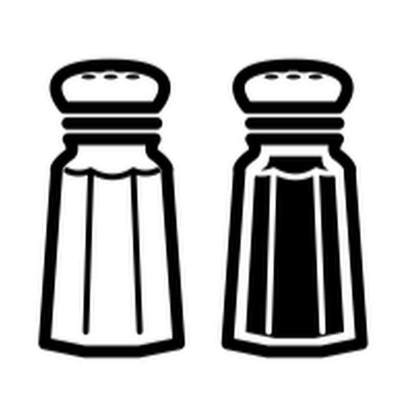 Трафарет солонка