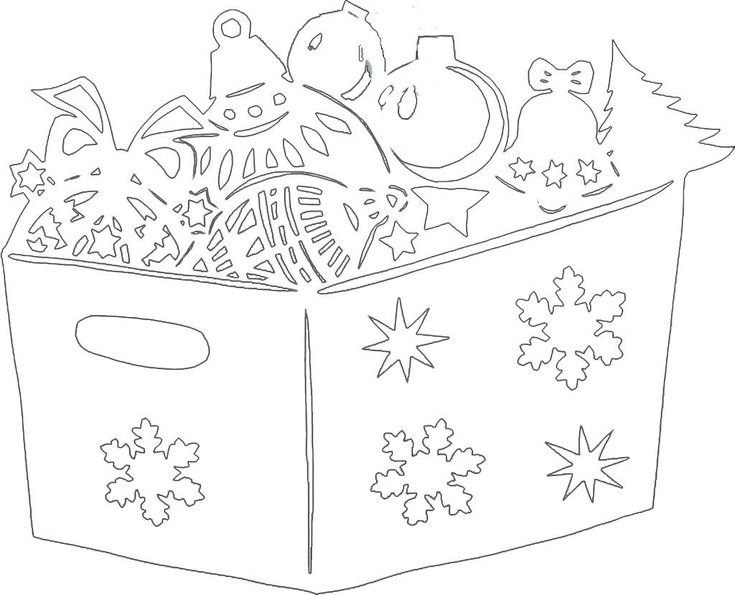 Вытынанка Новогодняя