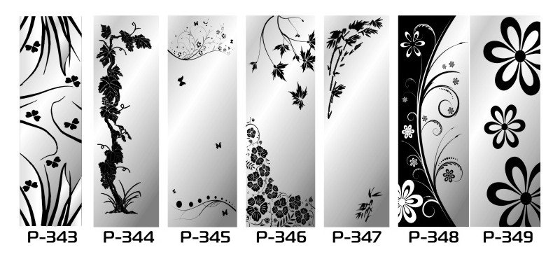 Трафарет для шкафа купе