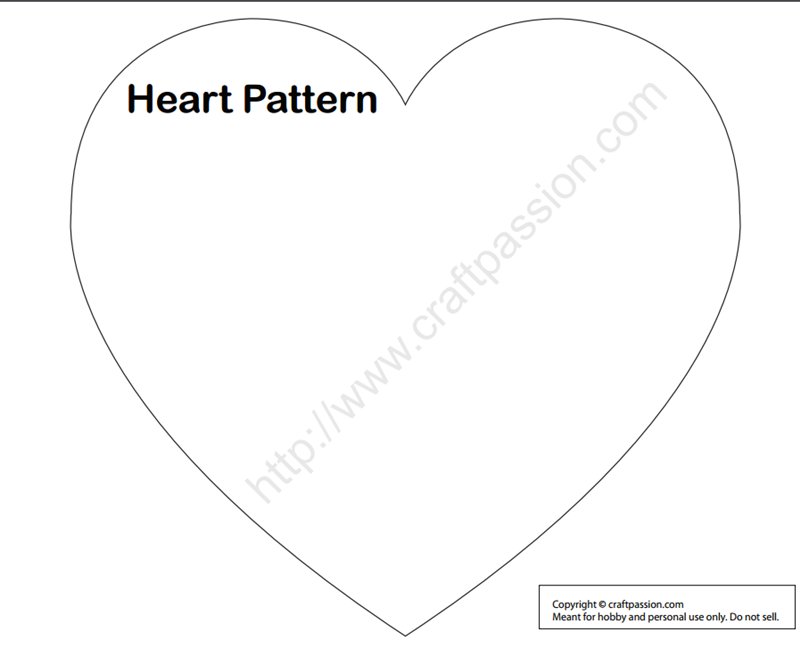 Лекало сердечко