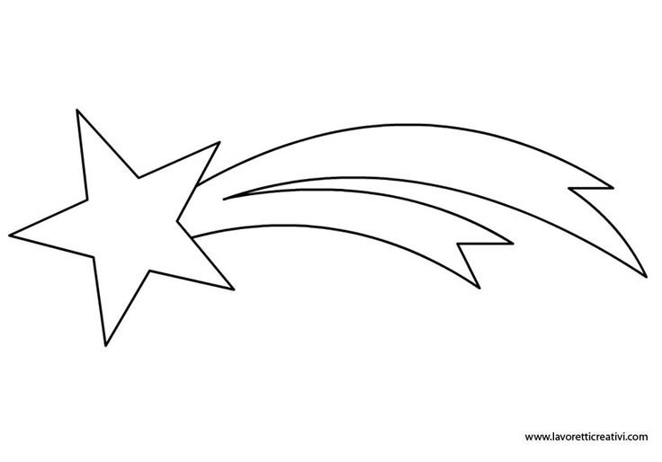 Трафарет звезды