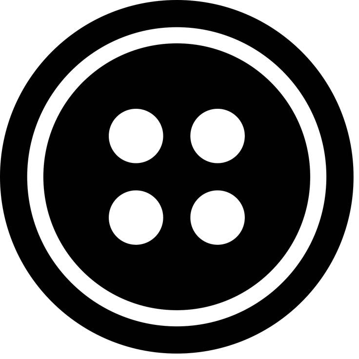 Пуговица силуэт