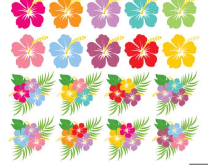 Маленькие цветные цветочки