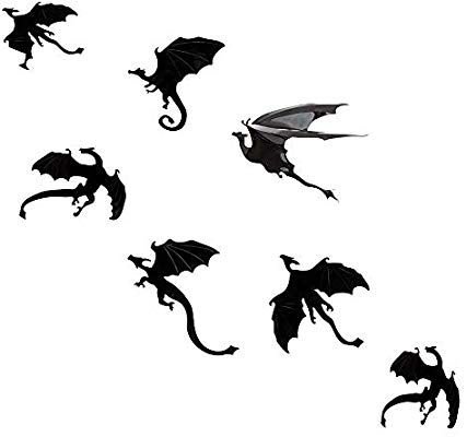 Тату дракон маленький эскиз