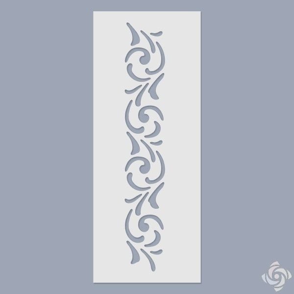 Трафарет узор длинный