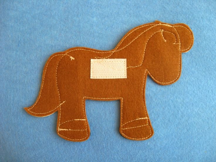 Аппликация лошадка