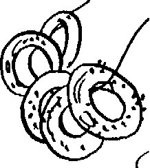 Баранка раскраска для детей