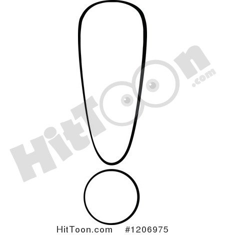 Восклицательный знак раскраска