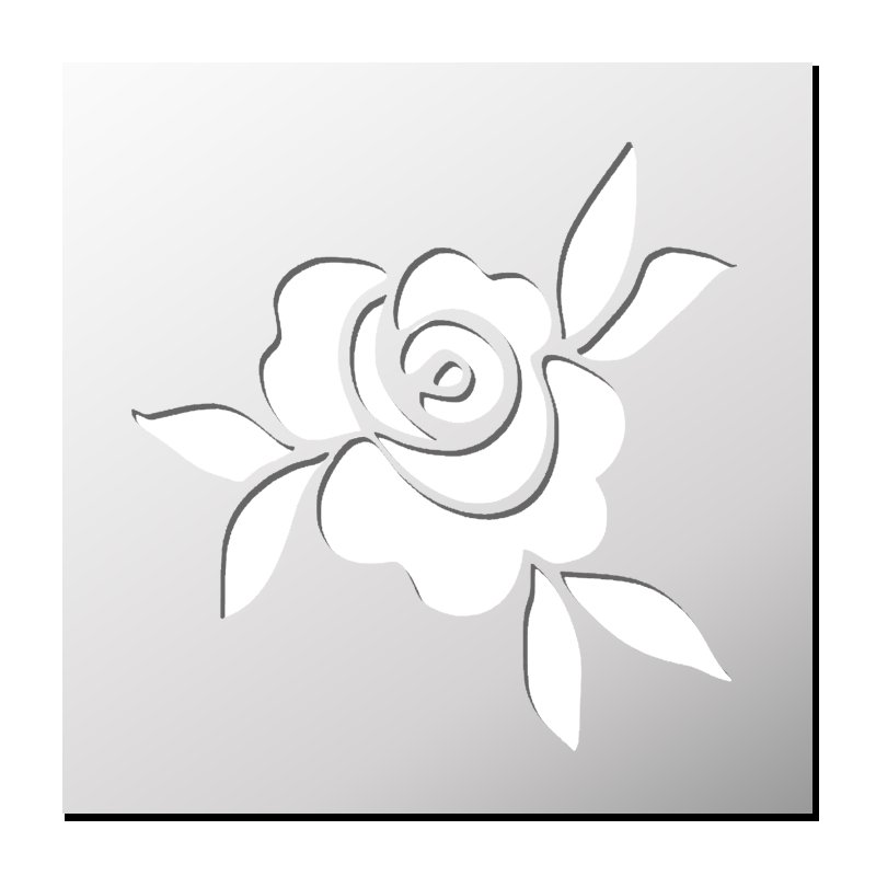 Трафареты цветов для рисования на стенах