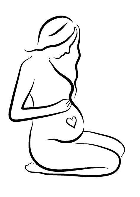 Рисунок беременной