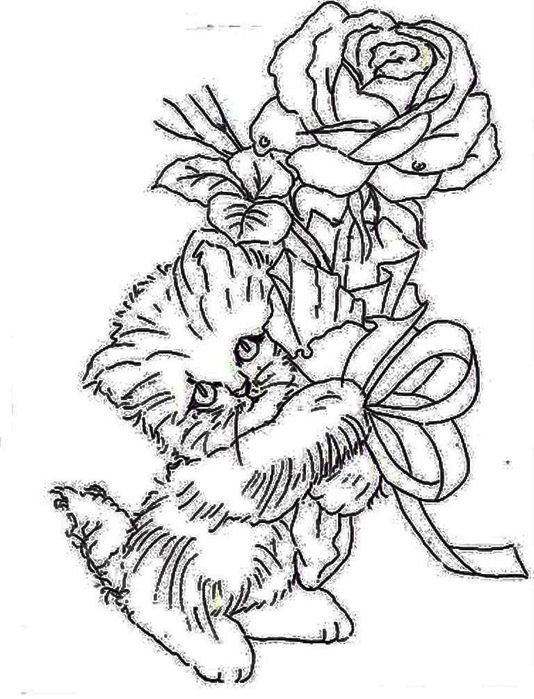 Рисунки цветов для выжигания