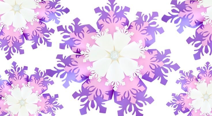 Снежинка цветок