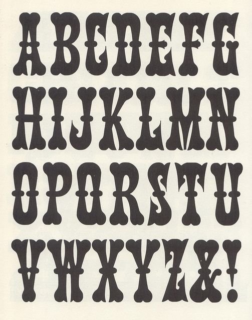 Декоративный шрифт