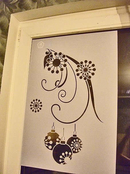 Трафареты на стекло