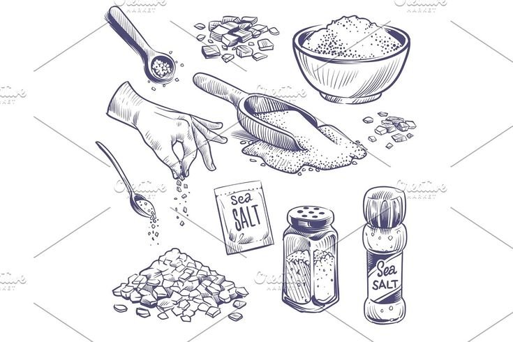 Нарисовать соль