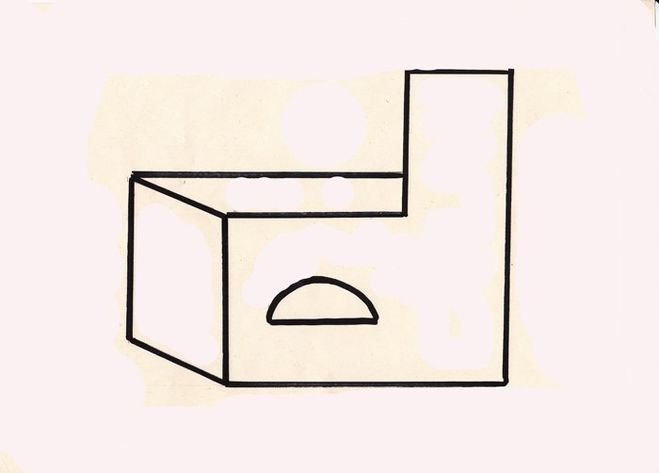 Печка рисунок