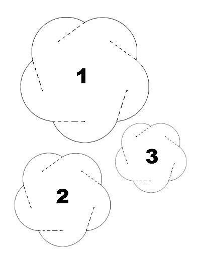 Шары из бумаги схемы