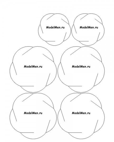 Новогодние шары из бумаги схемы
