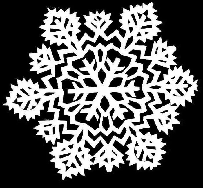 Снежинки на окна