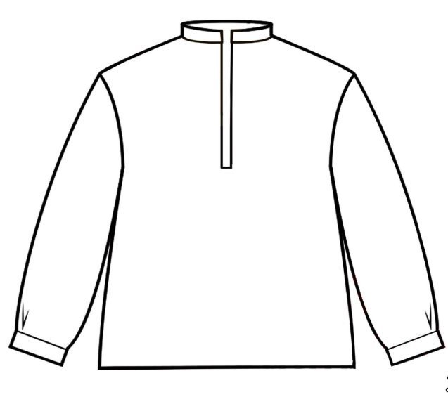 Рубашка раскраска