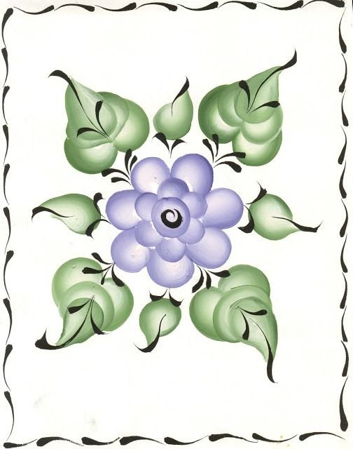 Урало-Сибирская роспись элементы