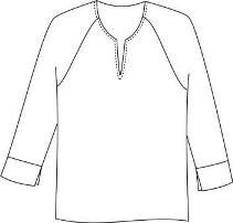 Рубаха раскраска для детей