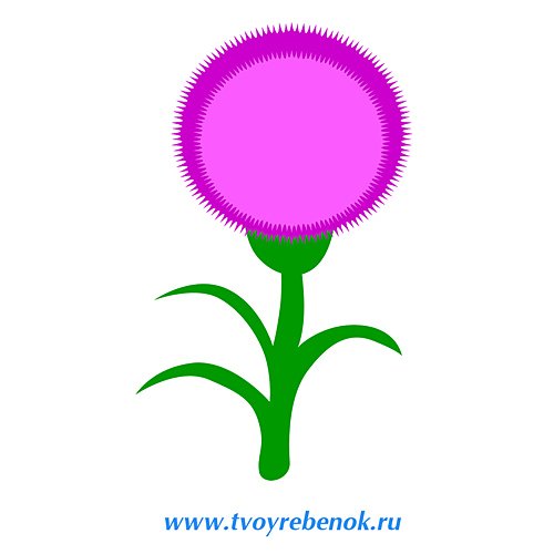 Цветок для 3д ручки