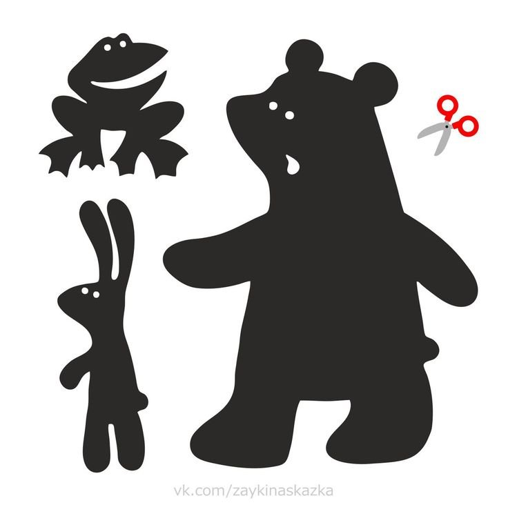 Герои сказок для театра теней