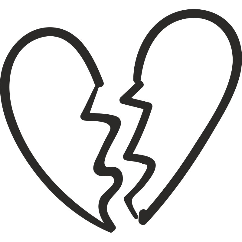 Половинка сердечка