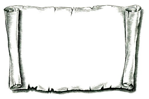 Свиток черно белый для текста