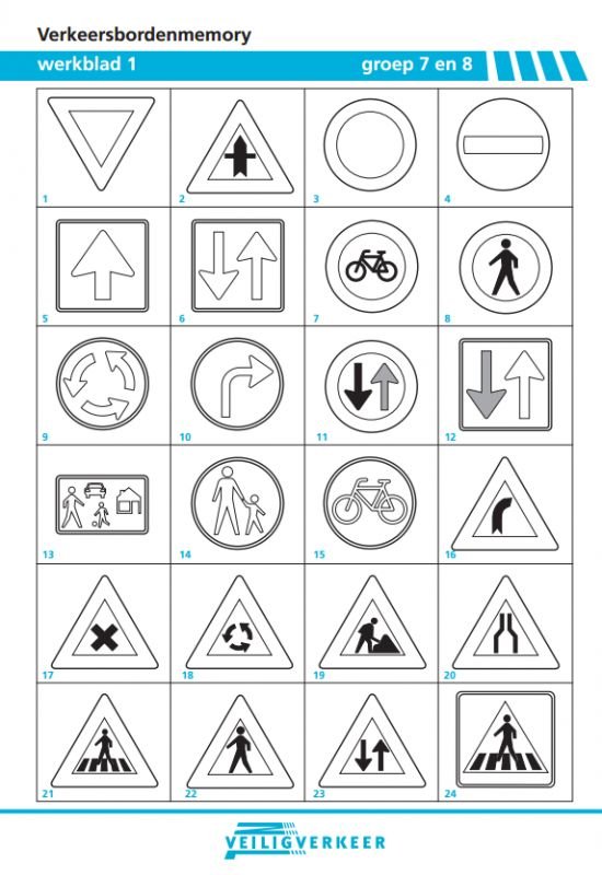 Знаки для дошкольников