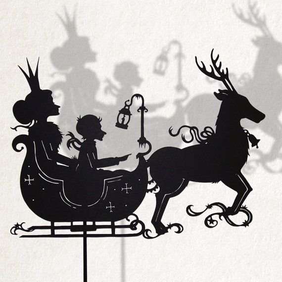 Силуэты сказочных персонажей