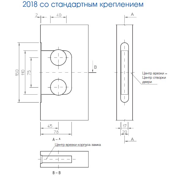 Шаблон для врезки петель в межкомнатные двери
