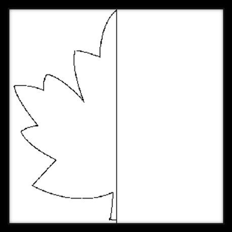 Листья шаблон