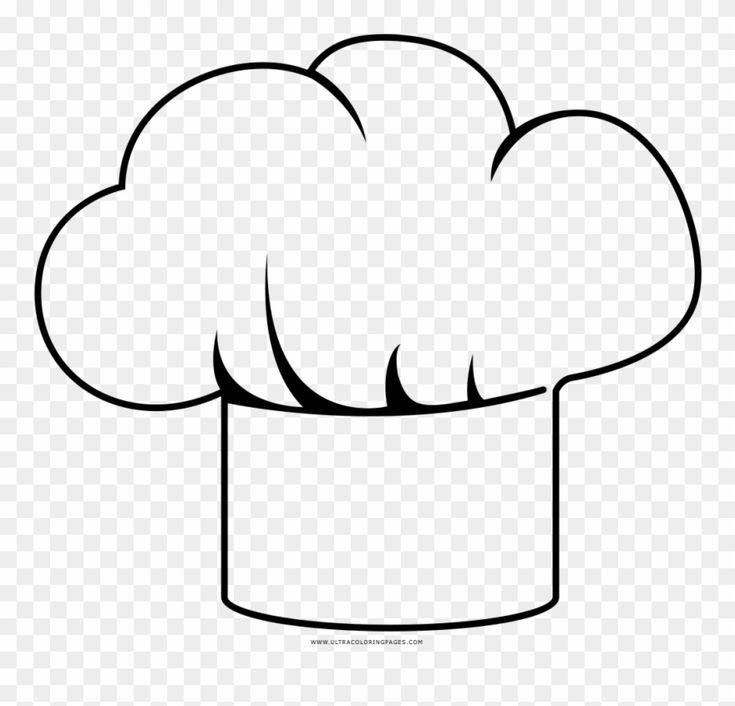 Поварской колпак раскраска