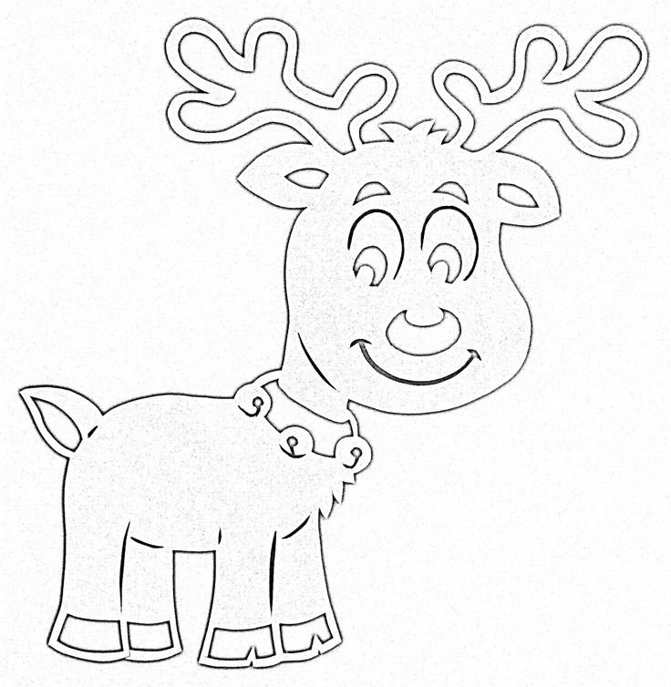 Новогодние трафареты на окна для вырезания