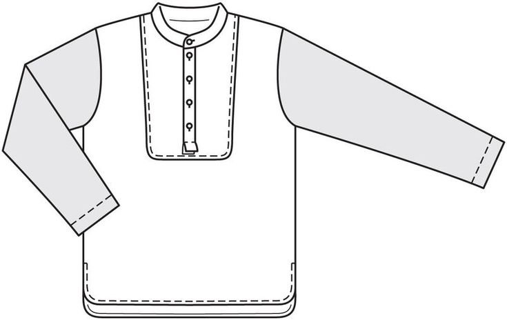 Рубашка раскраска для детей