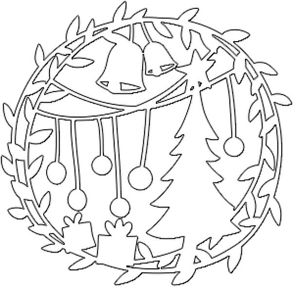 Украшения на окна на новый год трафареты