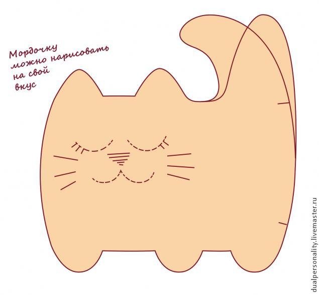 Трафарет для шитья мягкой игрушки