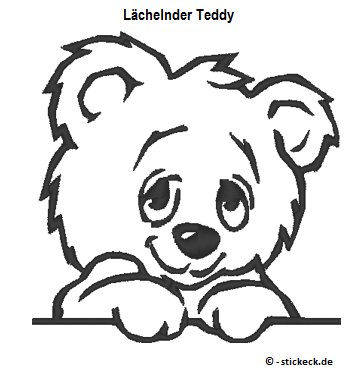 Трафарет головы медведя