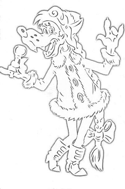 Сказочные персонажи на окна