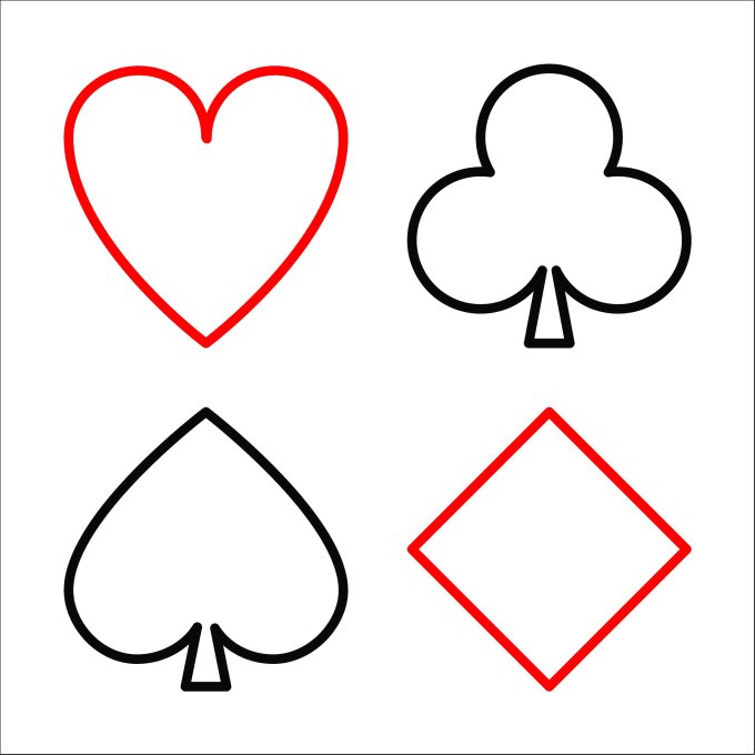 Буби крести черви пики символы