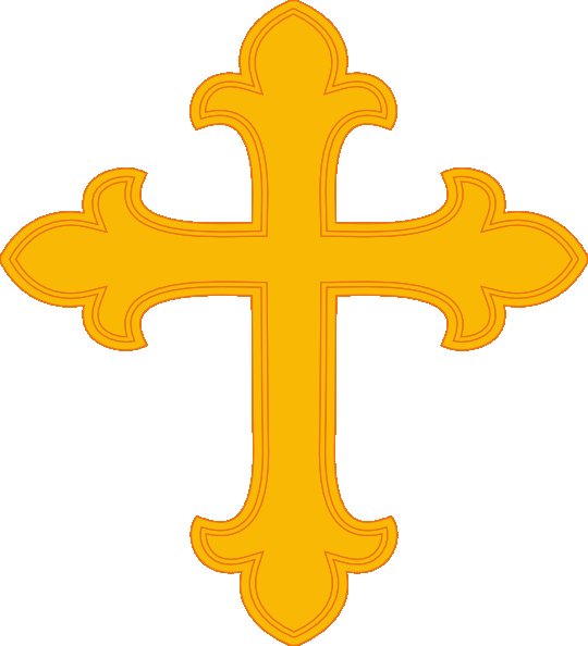 Христианский крест вектор